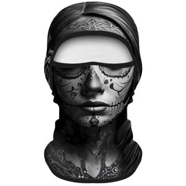 Obacle Balaclava Face Mask Men Women for Sun Protection Motorcycle Fishing Raves