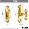 TERF® Showcase Type Catch Polished Brass 40mm Door Turn Catches