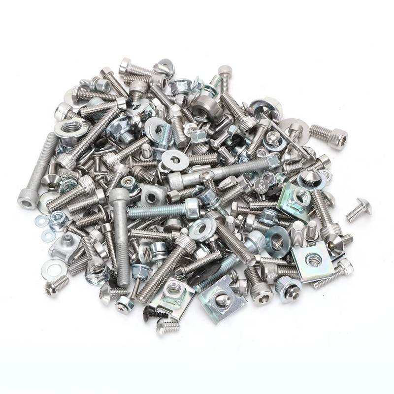 BIUGERCN Motorcycle Fairing Bolts Body Bolts Nuts Billet Steel for