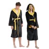 Unpifolov Men Women Flannel Bathrobe Four College Styles Magic Robe