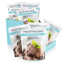 Nostalgia ICP825CHOC8PK Premium Chocolate Ice Cream Mix, 8 (8-Ounce) Packs, Makes 16 Quarts Total
