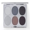 New Again by Jerome Alexander Eyeshadow Palette & Brush, 6 Buildable & Blendable Micronized Powder Shades (Night Out)
