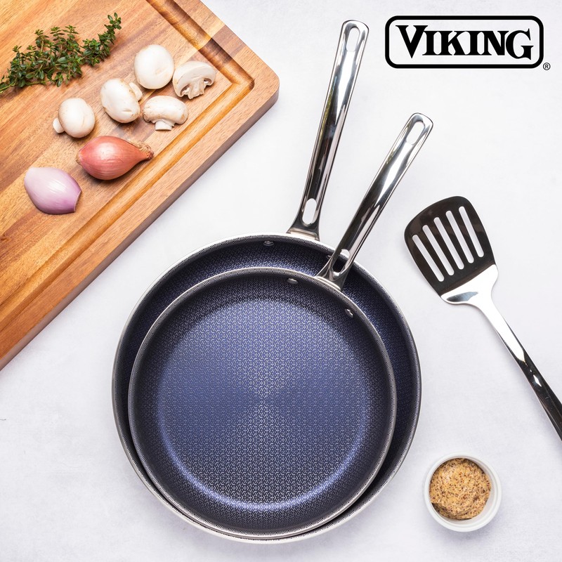 Viking 3-Ply Non Stick Frying Pan, 8 Inch Hybrid Plus