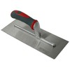 Faithfull SGTNOT3 V-Notched Trowel with Soft Grip Handle,Silver,280 mm x