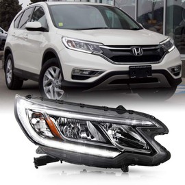 ACANII - For 2015-2016 Honda CRV EX EX-L SE Halogen Type w/LED DRL Headlight Headlamp Assembly Right Passenger Side