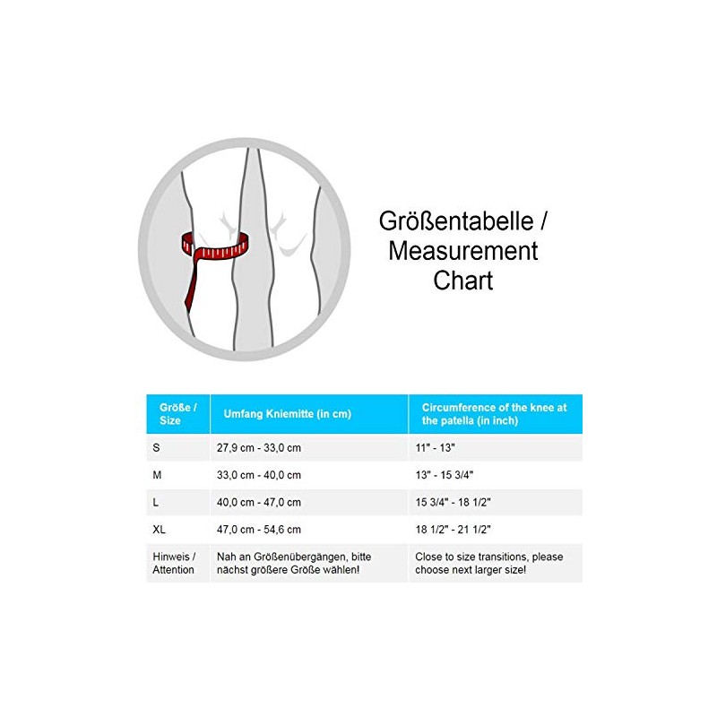 LP Support 941 Basic Kniebandage - Kompressionsbandage, Größe:M, Farbe:natur