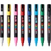uni POSCA PC-3M Water-Based Paint Markers, Reversible Fine Tip (0.9-1.3mm),