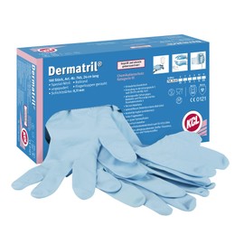 Dermatril 740 Gloves - blue - 9
