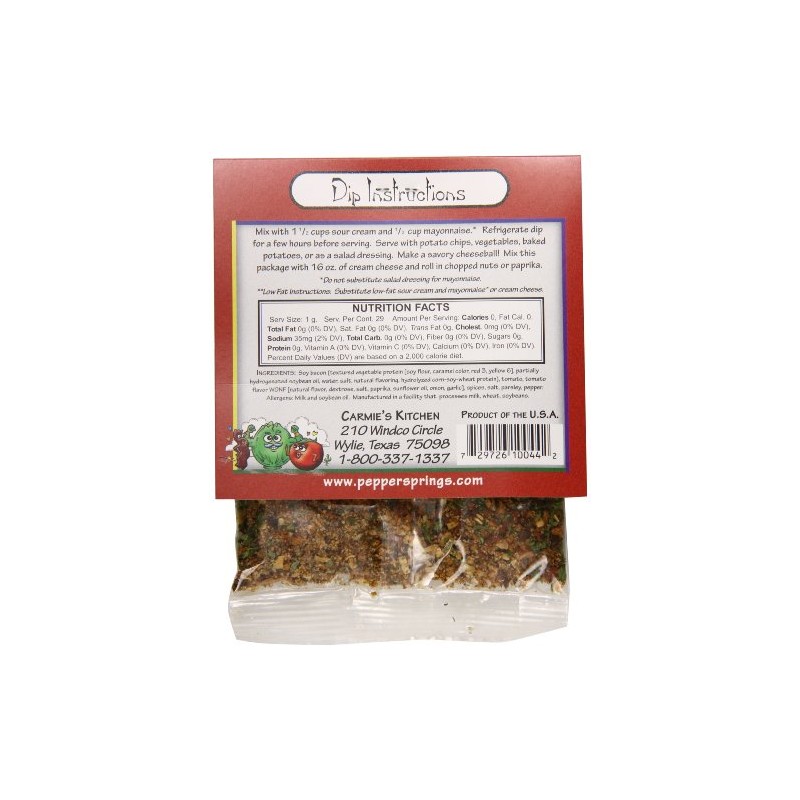 Pepper Springs BLT Dip Mix, 1.2 Ounce