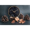 Bernhard Products Modern Wall Clock 13 Inch Noiseless Silent Non