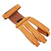 Tiardey Finger Guard Artificial Cow Leather Archery 3 Finger Guard