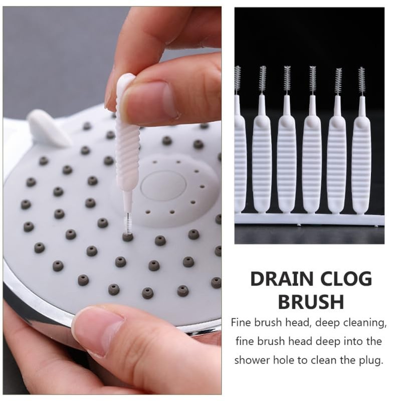 FOMIYES 20pcs Environmental Friendly Cleaning Brushes Drain Sprayer for Kitchen