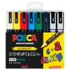 Faber-Castell 186826 Uni-Ball Posca Marker Set, Case of 8 Acrylic