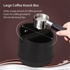 IAOSEN Knock Box 6 Inch Espresso Knock Box Shock-Absorbent Knock