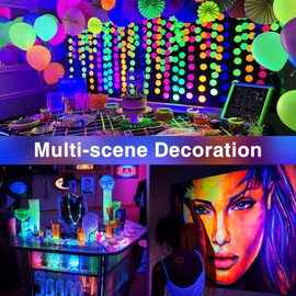 Onforu Onforu 5M UV LED Strip, Schwarzlicht Streifen mit Netzteil, 12 V Flexibel 300 LEDs Band, Selbstklebend 2835 Lichtleiste UV Lampe, Lichtband Black Light fr Party, Bar, Neonfarben, Club, Disco, Deko