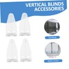Levemolo 10pcs Sturdy Plastic Blind Brackets Louver Retainer for Blinds