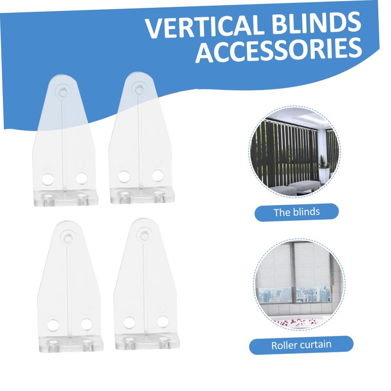 Levemolo 10pcs Sturdy Plastic Blind Brackets Louver Retainer for Blinds