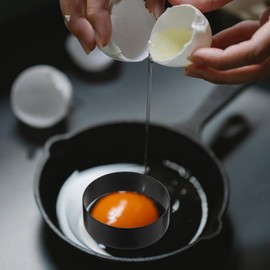 Hemoton 6 pcs Egg Rings for Frying Eggs,Non Stick Omelet Mold Cooker Rings,Egg Ring Molds for Fried Egg,Non Stick Pancake Ring Mold for Frying Egg,Creative Frying Breakfast Sandwiches