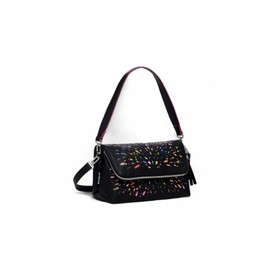 Desigual Women's Accessories PU Across Body Bag, Black, black