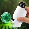 Mini Microscope for Kids,Mini Microscope 60x-120x,LED Pocket Microscope,Portable Handheld Education