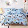 Freyamy Children's Bed Linen 135 x 200 cm Blue Colourful