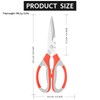 Vutyvve Kitchen Scissors, Stainless Steel Blades, Soft Handle, Multifunctional Kitchen