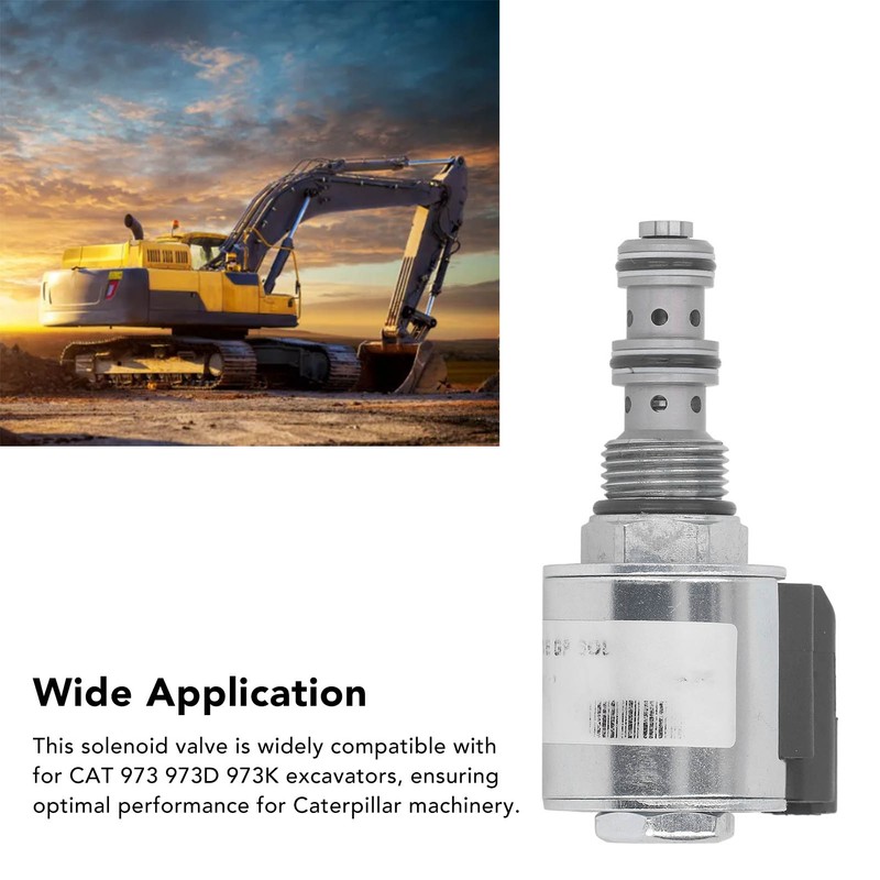 Excavator Solenoid Valve Fast Switching Alloy Steel Solenoid Valve Replacement