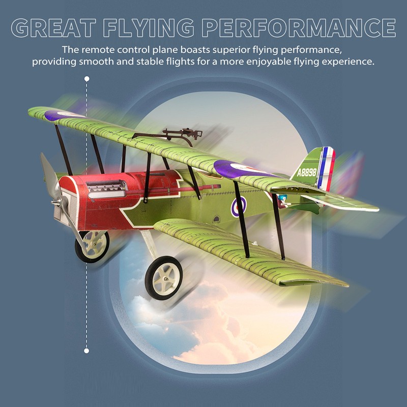 E33 S.E.5A 800mm Wingspan PP Foam Remote Control Airplane Fixed