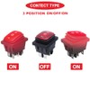 MKBKLLJY MKBKLLJY 4Pcs Red LED Light Illuminated Polarity Reverse Switch