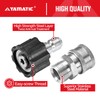 YAMATIC Pressure Washer Adapter Set, M22-14mm to 3/8" Quick Connector