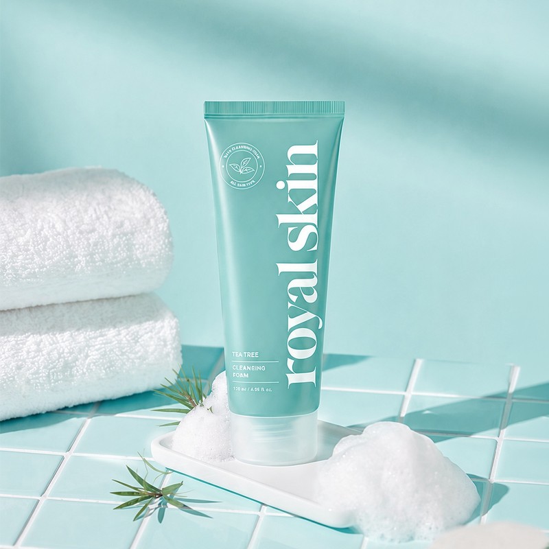 Royal Skin Daily Tea Tree Cleansing Foam 120ml / 로얄스킨