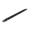 sourcing map Adjustable Aluminum Alloy Black Motorcycle Hanger Exhaust Muffler