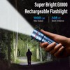 Rechargeable Flashlights High Lumens, G1000 Super Bright Flash Light, Small