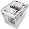 Kokubo KK-649 Transparent Storage Container, Small, Made in Japan, Clear,