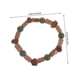 BESPORTBLE Interactive Catnip Necklace for Cats Cat Plaything to Behavior Relationship Engaging Molar Stick Stimulates Play Reduces Biting