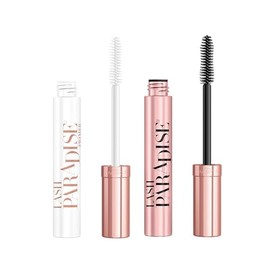 L’Oréal Paris Lash Paradise Mascara and Primer Makeup Bundle, Includes Blackest Black Mascara and Millennial Pink Mascara Primer, Pack of 2