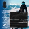 YESLIFE Snowflake Grey Balaclava Ski Mask for Men and Women,