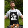 Print4U King Of The Grill BBQ Cooking Novelty Apron Black