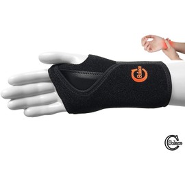 Solace Care Carpal Tunnel Syndrome RSI Wrist Support Brace - For Tendonitis Wrist Fractures, Wrist Sprains, Repetitive Strain Injuries, or Rheumatoid Arthritis - Colle's Fracture Wrap (Left)