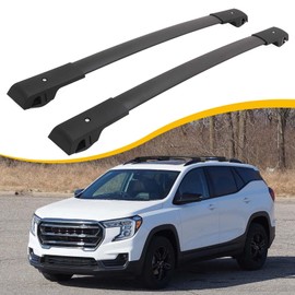 EZREXPM Cross Bars Roof Rack Fit for GMC Terrain 2018 2019 2020 2021 2022 2023 2024 Luggage Rack Crossbar Cargo Carrier with Side Rails