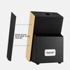 hecef Kitchen Knife Block Set, 14 Pieces Knife Set with