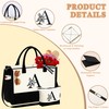YOOLIFE Birthday Gifts for Women, Initial & Monogram Tote Bag