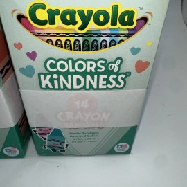 ASO LLC Crayola Adhesive Bandages 12 Boxes, 0.75in x 2.8in (168 Pack Kids Bandages-USA!)