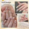 2 Boxes Metal Nail Beads and Resin Round Pearls with