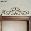 Touch of Class Salvatoria Scroll Topper - Metal - Satin