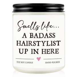 Hair Stylist Gifts - Hairdresser Gifts for Women Men, Hairstylist Gifts Idea -Thank You Gifts for Hairstylist, Birthday Christmas Valentines Gifts for Hair Dresser, Funny Hairstylist Candle