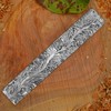 Nesmo 521 Damascus Steel Blank Billet Snack Feather Patern Bar
