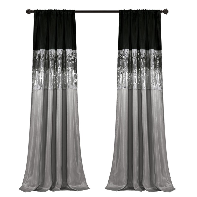 Lush Decor Night Sky Window Curtain Panel, Single 42"W x