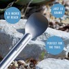 Hiker's Gold Ultralight Titanium Spoon for Hiking, Backpacking, Camping