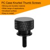 sourcing map 12pcs M3x8mm Knurled Thumb Screw Computer Case Threaded